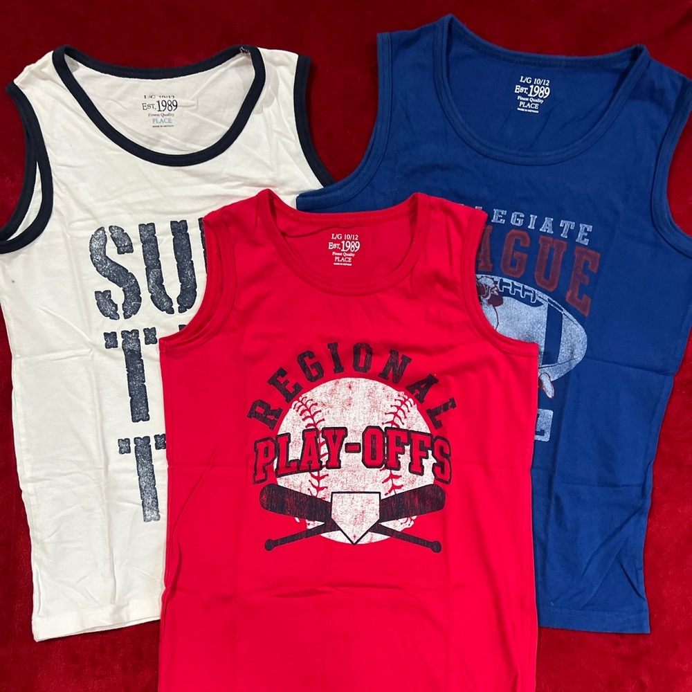 Children place tank top boy